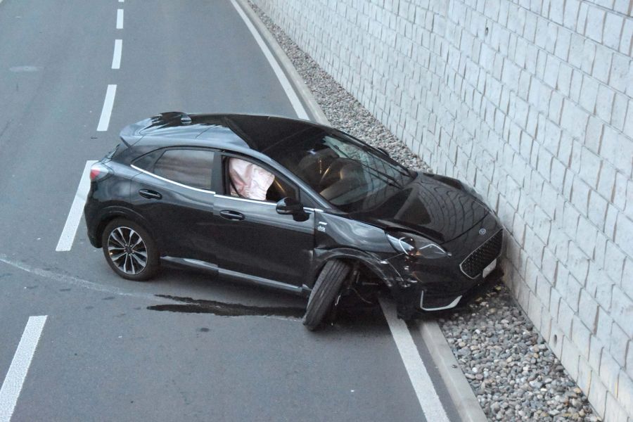 Die Insassen wurden nur leicht verletzt