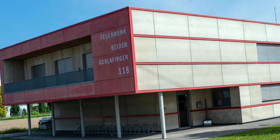 Das Magazin der Feuerwehr Beider Gerlafingen an der Hauptstrasse in Gerlafingen.