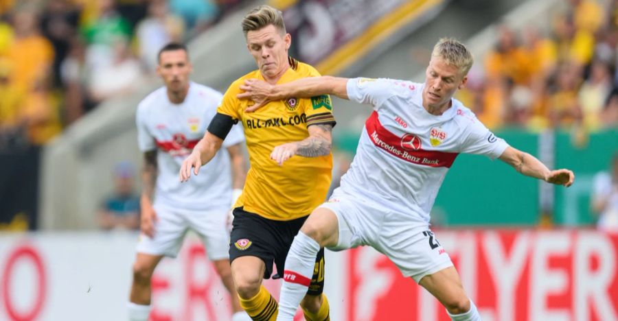 Entsprechend wird das Spiel in Dresden auch zum grossen Kampf.