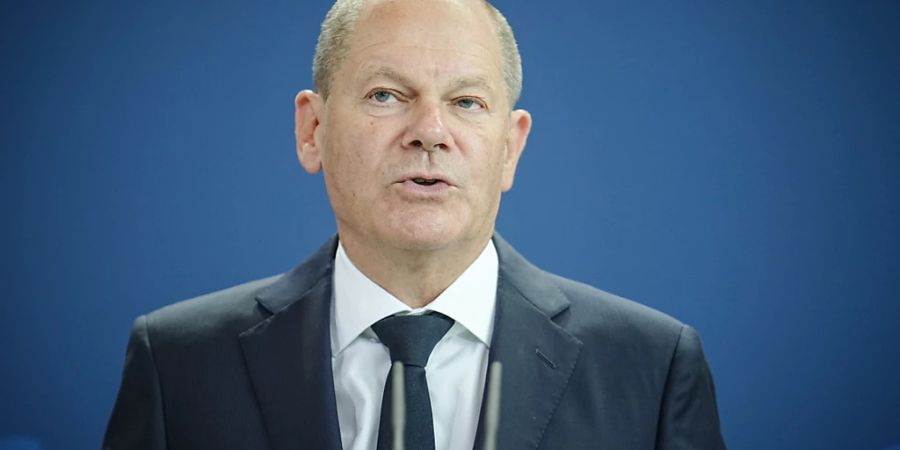 Deutscher Bundeskanzler Olaf Scholz