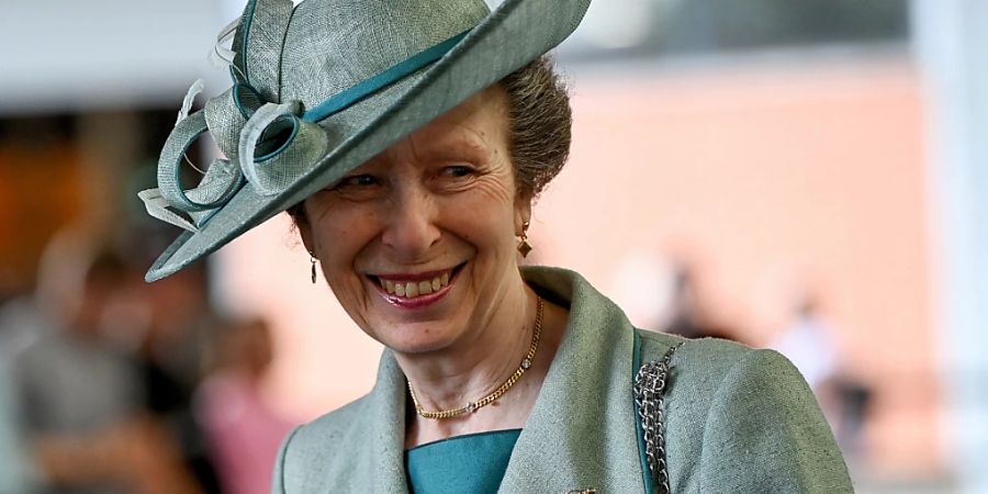 Her Royal Highness Princess Anne, The Princess Royal meets with Riding for the Disabled Association NSW (RDA) horse riders during a tour the Royal Easter Show in Sydney, Saturday, April 9, 2022. The NSW Royal Agricultural Society is marking its 200th anniversary. (AAP Image/Bianca De Marchi) NO ARCHIVING