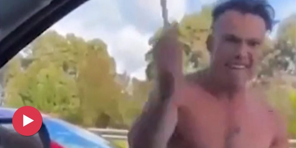 Aussie anti-vaccination opponent hits car with boomerang