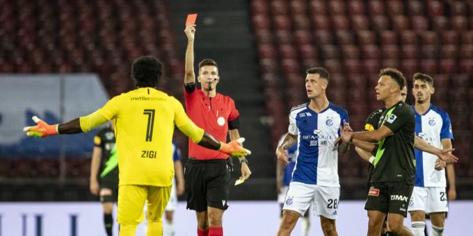 Nerven verloren - FCSG-Goalie Zigi wird für drei Spiele gesperrt