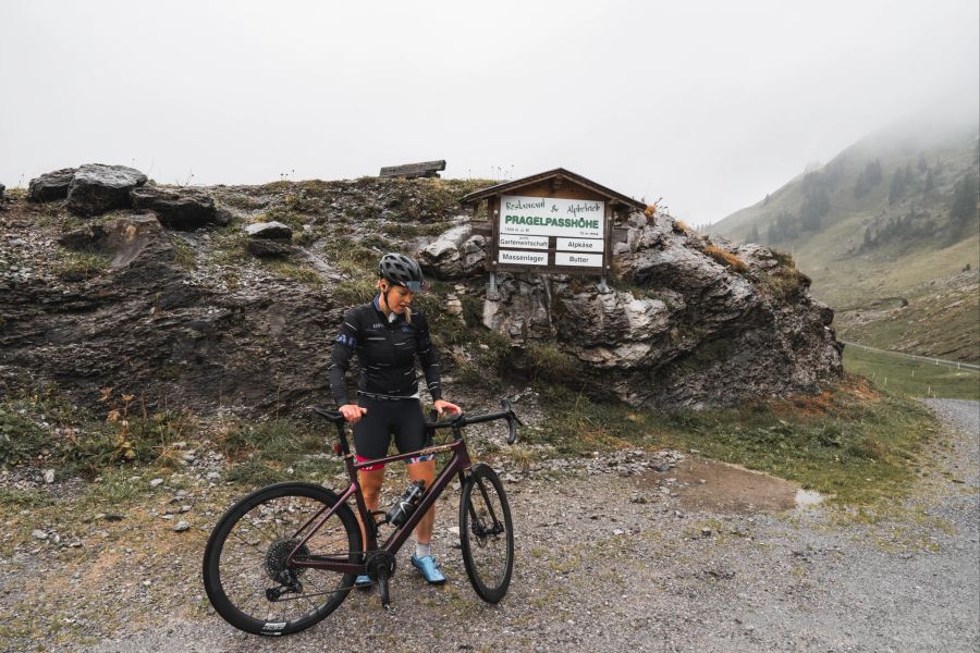 Monika Sattler und ihr Velo