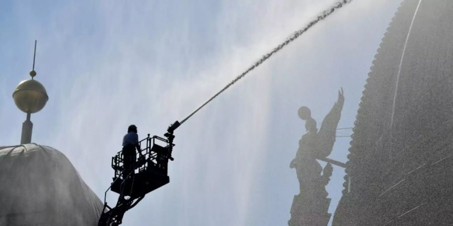 Brandschutzübung am Berliner Dom
