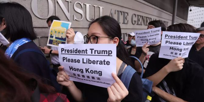 Proteste in Hongkong