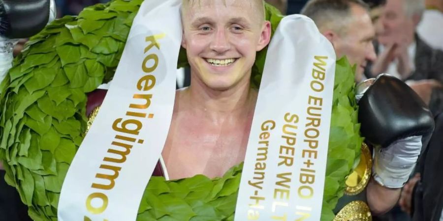 Neuer IBO-Weltmeister im Weltergewicht: Sebastian Formella. Foto: Axel Heimken