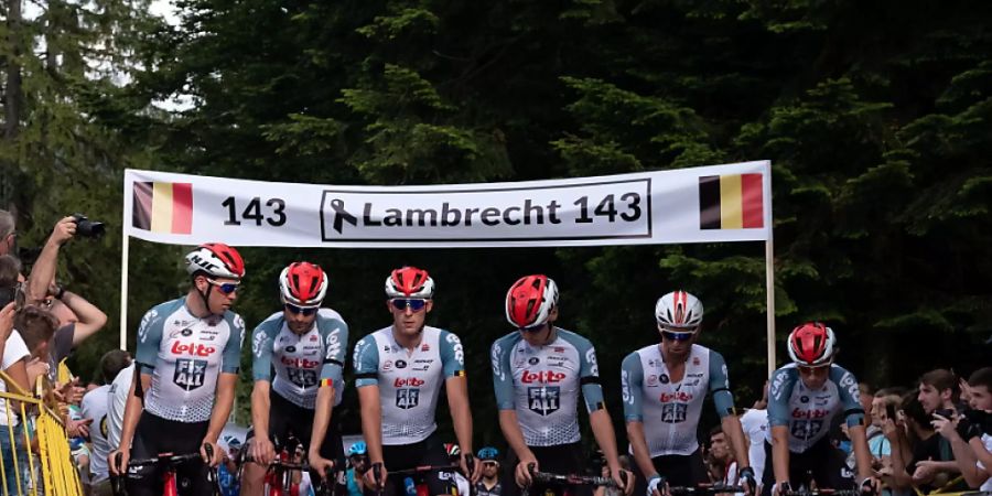 Das Lotto-Soudal-Team fährt in Polen in Gedenken an den verstorbenen Bjorg Lambrecht weiter
