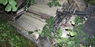 Verunfallter Wagen