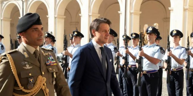 Giuseppe Conte mit Regierungsbildung beauftragt Giuseppe Conte mit Regierungsbildung beauftragt