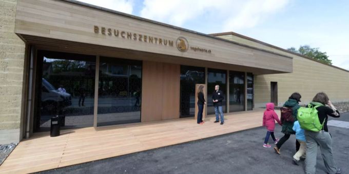 Das Besucherzentrum der Vogelwarte Sempbach. vogelwarte