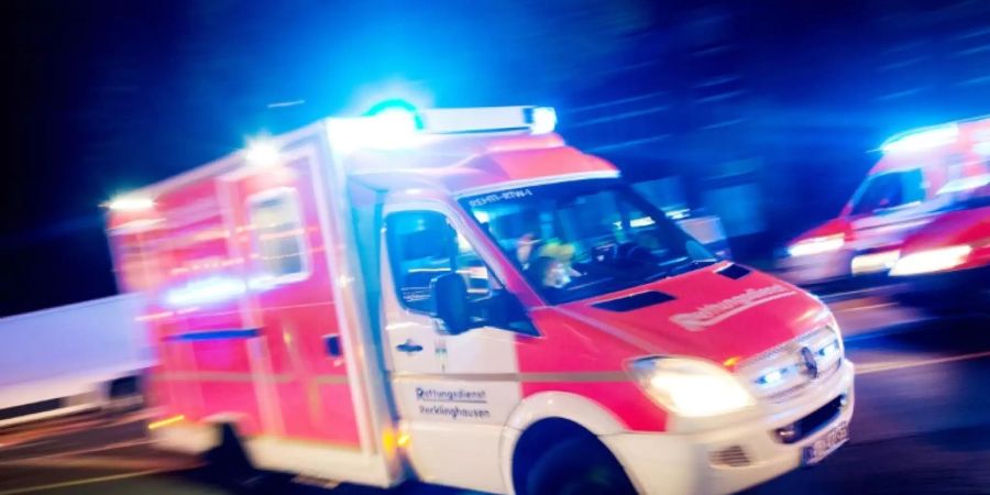 Rettungswagen im Einsatz