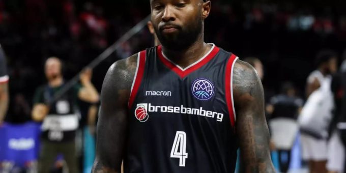 Konnte trotz 19 Punkten das Aus von Brose Bamberg gegen Vechta nicht verhindern: Tyrese Rice. Foto: David Pintens/BELGA Konnte trotz 19 Punkten das Aus von Brose Bamberg gegen Vechta nicht verhindern: Tyrese Rice. Foto: David Pintens/BELGA
