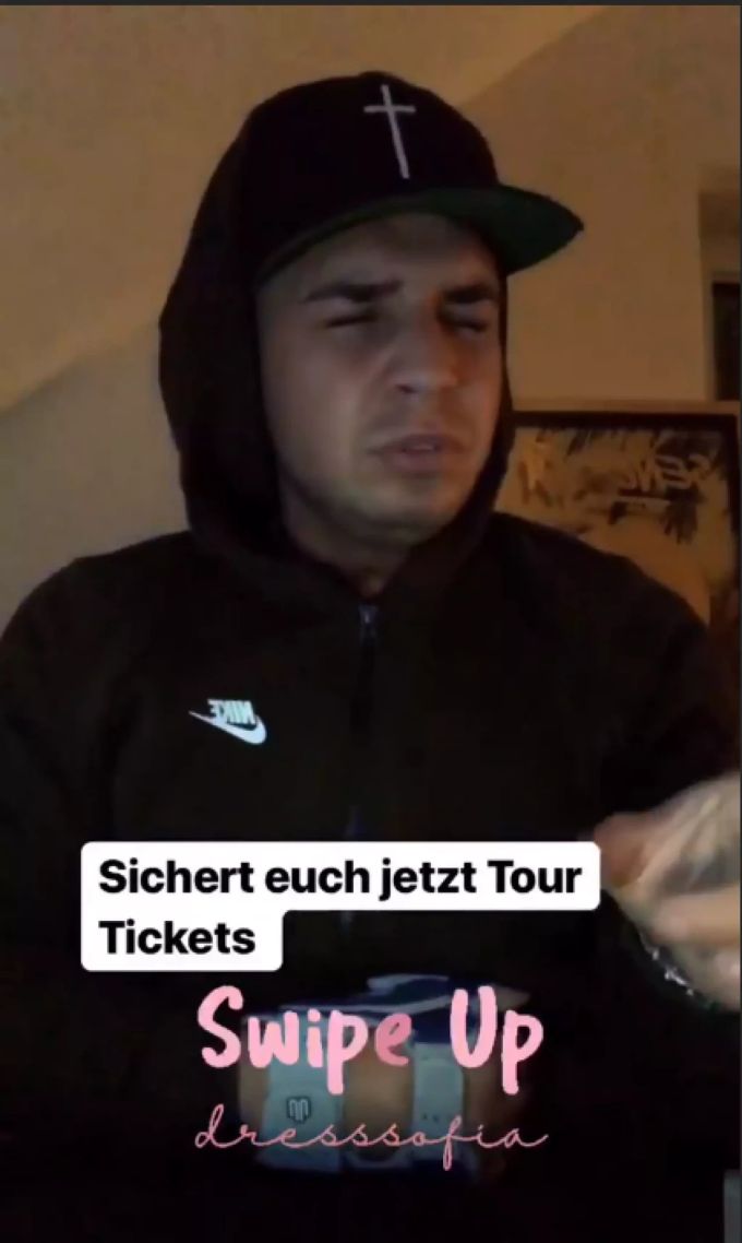 So schlecht geht es nicht: Pietro Lombardi singt in seiner Instagram-Story und macht Werbung für seine anstehende Tour. Pietro Lombardi