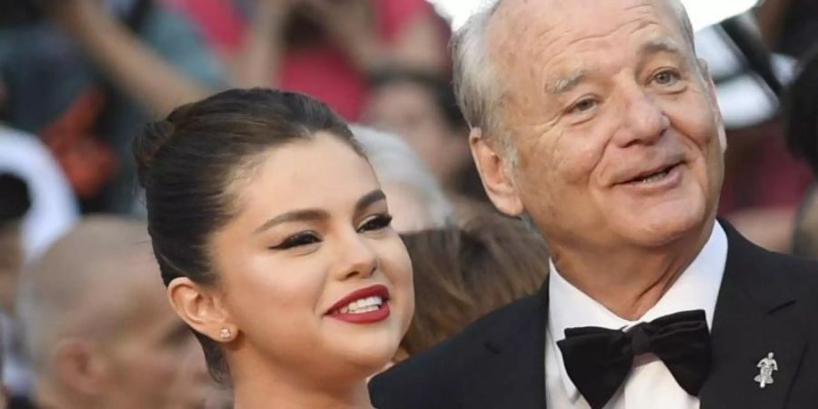 Selena Gomez und Bill Murray bei der Premiere des Films "The Dead Don't Die" in Cannes. Foto: Arthur Mola