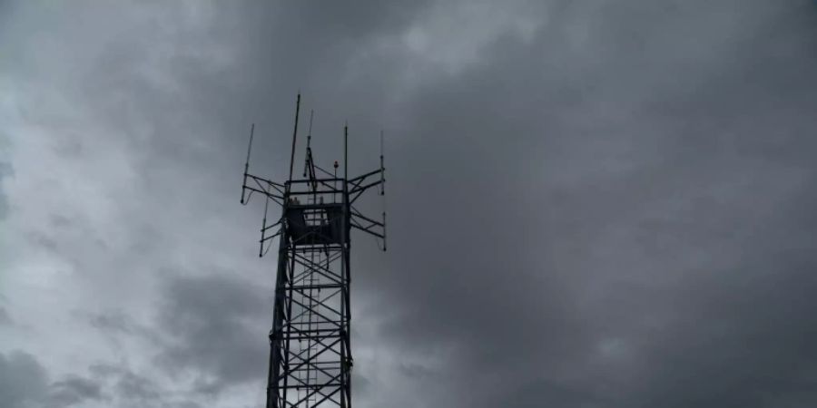 Sturmwolken über der Küste von Florida