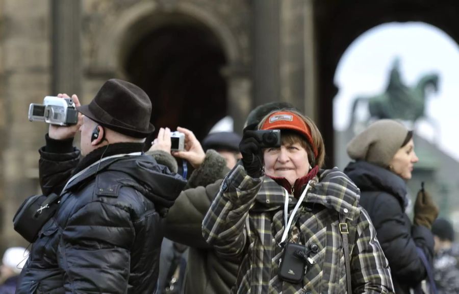 Russische Touristen