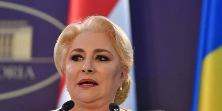 Rumäniens Ministerpräsidentin Viorica Dancila