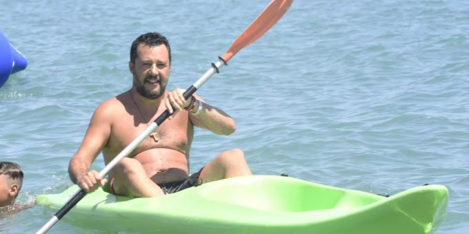 Salvini auf Sommertour