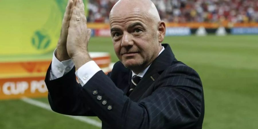 Setzt den Iran unter Druck: FIFA-Boss Gianni Infantino. Foto: Darko Vojinovic