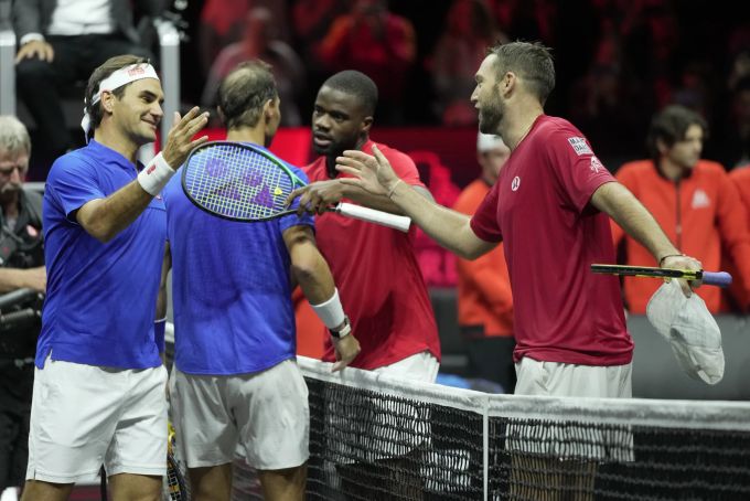 Jack Sock besiegelte die Niederlage Federers in seinem letzten Spiel. Britain Tennis Laver Cup