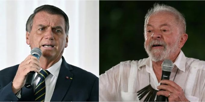 Jair Bolsonaro (links) und Luiz Inácio Lula da Silva bolsonaro brasilien