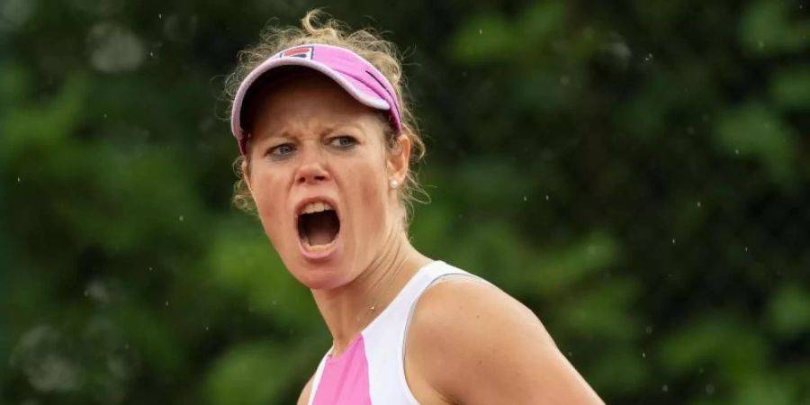 Hat beim Masters-Event in New York den Sprung ins Hauptfeld geschafft: Laura Siegemund. Foto: Marijan Murat/dpa