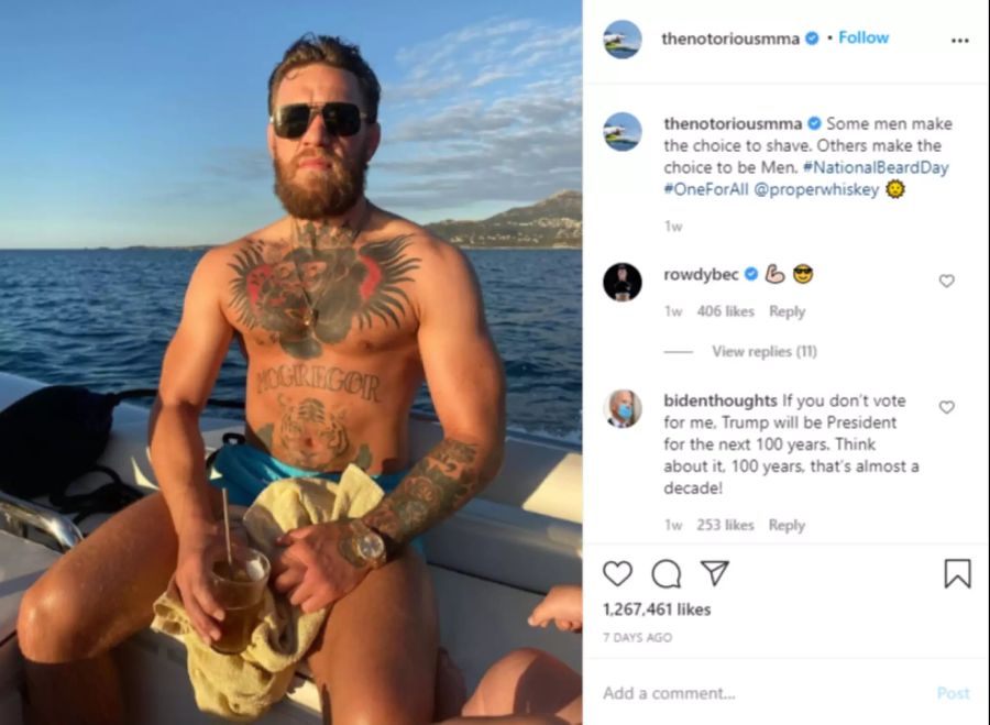 Conor McGregor geniesst seinen Ruhestand.