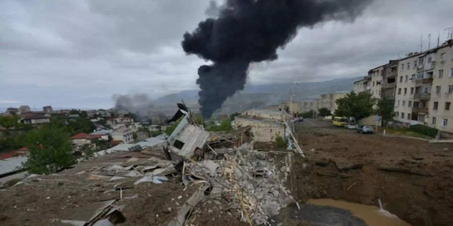 Explosion in Stepanakert