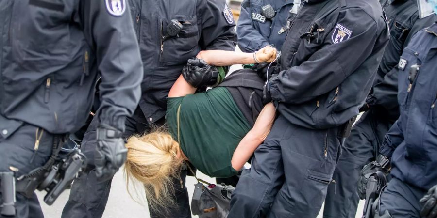 Protest gegen Corona-Massnahmen Berlin