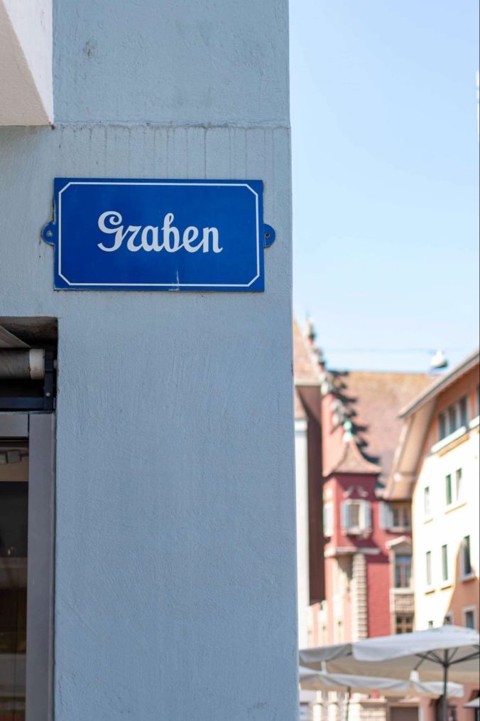 Der Gemüsemarkt findet am Graben in Aarau statt.