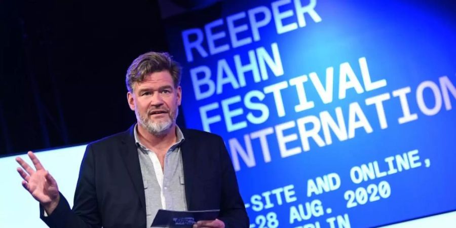 Alexander Schulz ist Gründer des Hamburger Reeperbahn Festivals, das es seit 2006 gibt. Foto: Britta Pedersen/dpa-Zentralbild/dpa