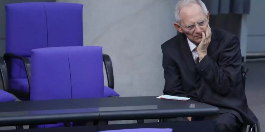 Wolfgang Schäuble: «Die Änderung des Wahlrechts ist noch möglich, und sie ist überfällig». Foto: Jörg Carstensen/dpa