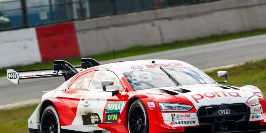 Fuhr in Zolder den vierten Sieg in Serie ein: Audi-Pilot René Rast. Foto: Juergen Tap/DTM/ITR/dpa