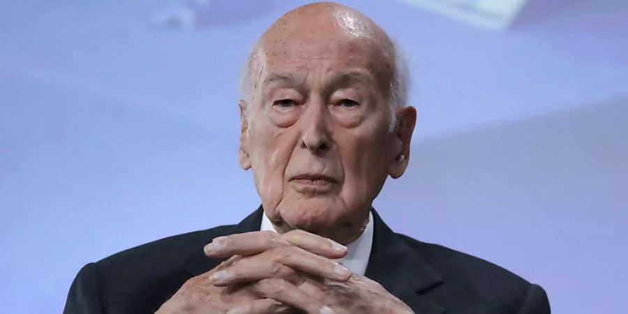 ARCHIV - Valery Giscard d'Estaing, ehemaliger französische Staatspräsident, hat das Krankenhaus verlassen Foto: Jacques Demarthon/AFP/dpa