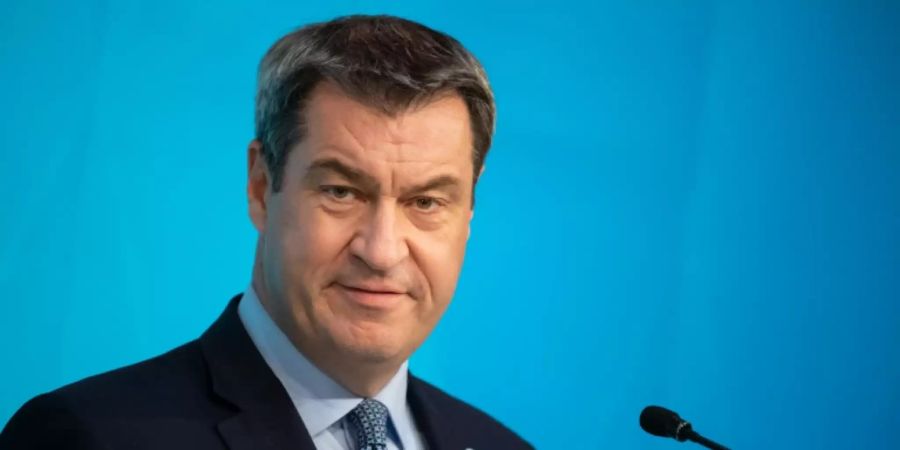 Markus Söder am Dienstag in München