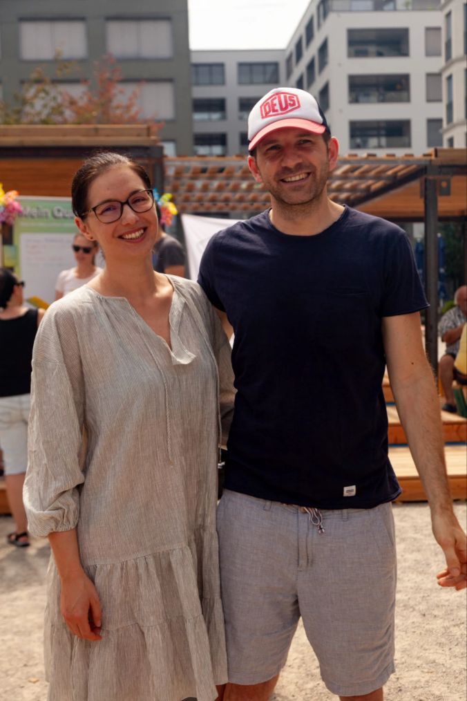 Piotr M. und  Patricia M. wohnen in Dietikon und feiern den 1.August später gemütlich zu Hause.