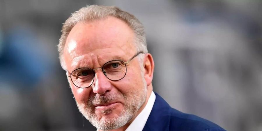 Nimmt den DFB in die Pflicht: Bayern-Boss Karl-Heinz Rummenigge. Foto: Robert Michael/dpa-Zentralbild/Pool/dpa