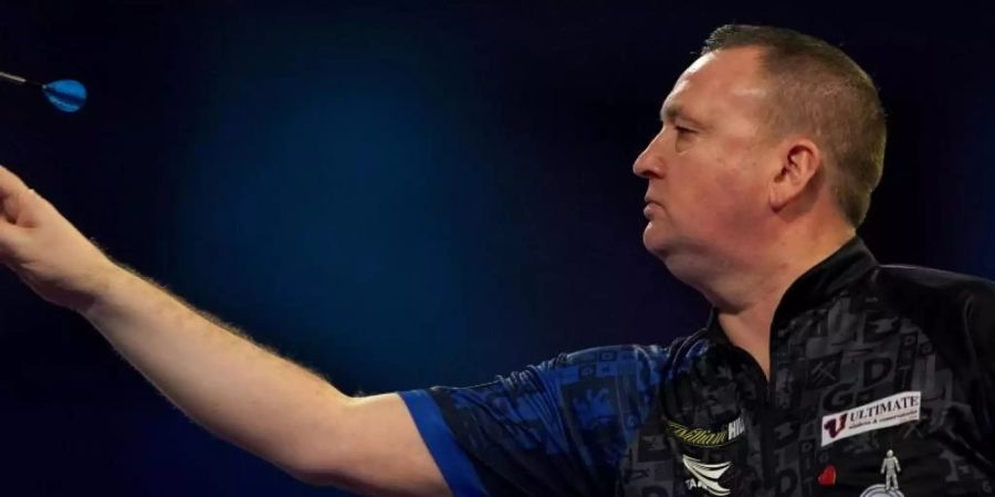 Gewann erstmals die Premier League der Darts-Profis: Glen Durrant. Foto: Tess Derry/PA Wire/dpa