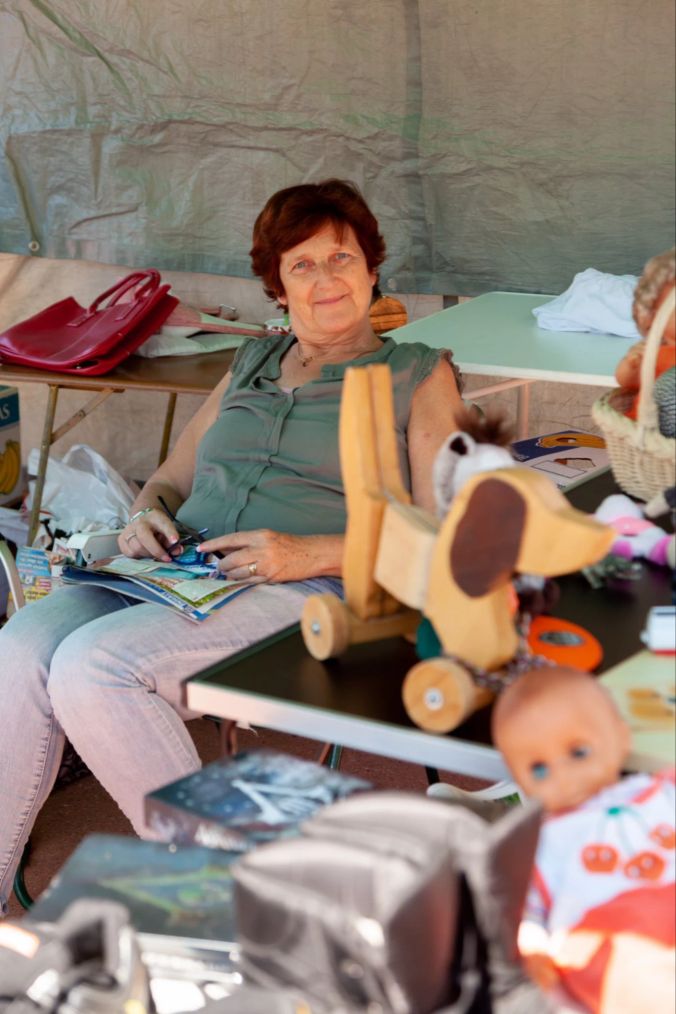 Jannette W. nimmt seit 30 Jahren leidschaftlich gerne an Flomärkten teil