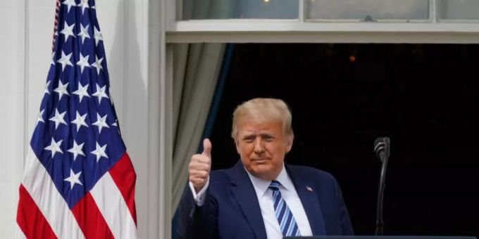 Wenige Tage nach seiner Infektion mit dem Corona-Virus will Donald Trump den Wahlkampf wieder aufnehmen. Foto: Alex Brandon/AP/dpa Wenige Tage nach seiner Infektion mit dem Corona-Virus will Donald Trump den Wahlkampf wieder aufnehmen. Foto: Alex Brandon/AP/dpa