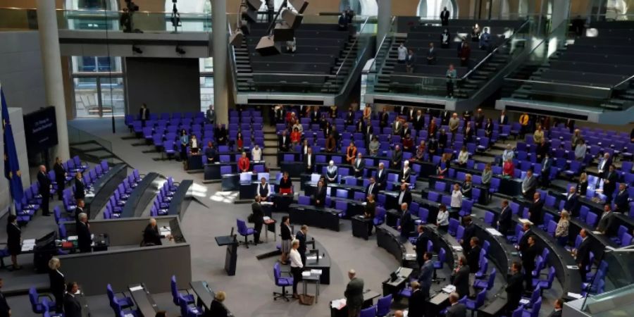 Plenum des Bundestags