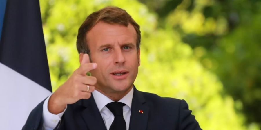 Nennt Haltung Ankaras «untragbar»: Frankreichs Präsident Macron