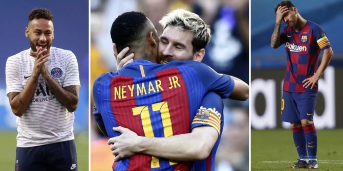 Lionel Messi Neymar PSG