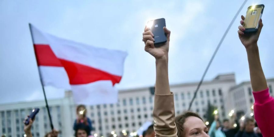 Proteste in Minsk