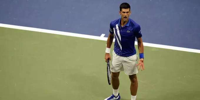 Novak Djokovic Gewinnt Souveran Sein Erstes Spiel An Den Us Open