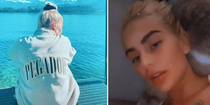 Hat Husten - Rapperin Loredana geht trotz Corona-Verdacht an den See