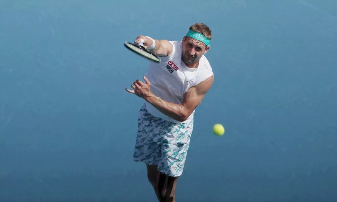 Liess sich Tennys Sandgren gar von der Verletzung von Roger Federer beirren? Tennys Sandgren Roger Federer