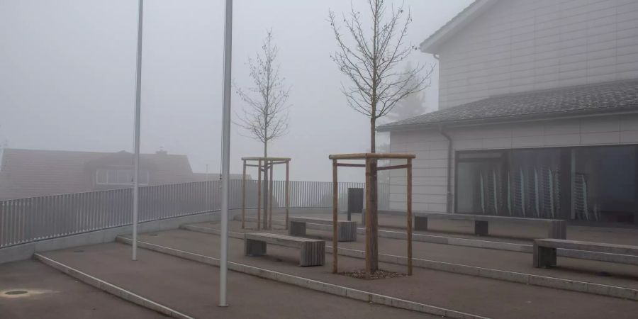 Der Dorfplatz in Leutwil.