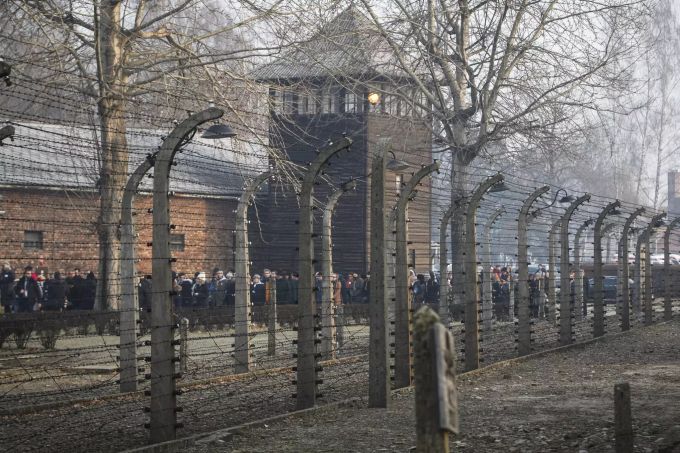 75. Auschwitz-Gedenkfeier. auschwitz